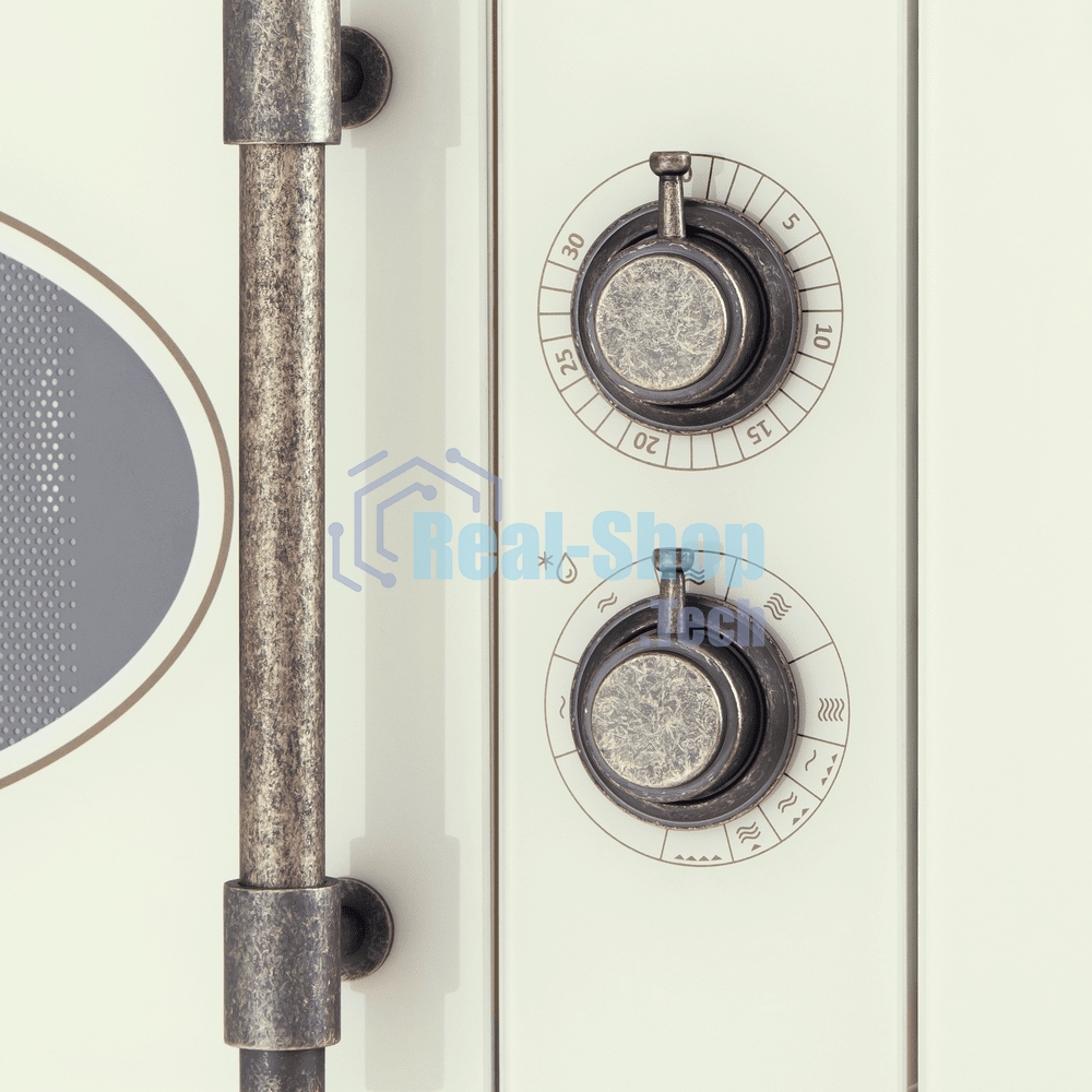 Микроволновая печь встраиваемая Maunfeld JBMO.20.5GRIB бежевый, 20 л, 700 Вт, переключатели - поворотный механизм