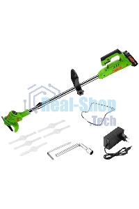 Триммер электрический Deko DKTR21 аккум. 350Вт неразбор.штан. реж.эл.:нож