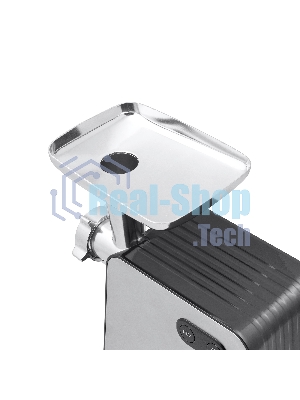 Мясорубка электрическая BBK MG3001 металлик, 2400 Вт, 2.4 кг/мин, реверс, защита от перегрузки, металлический лоток, насадки - 4