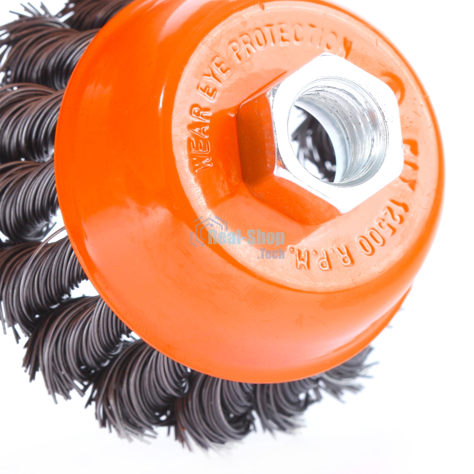 Щетка EDGE by PATRIOT чашеобразная 75ммХМ14 витая проволока