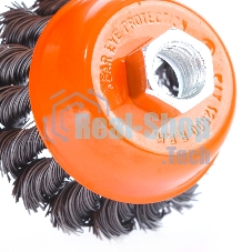 Щетка EDGE by PATRIOT чашеобразная 75ммХМ14 витая проволока