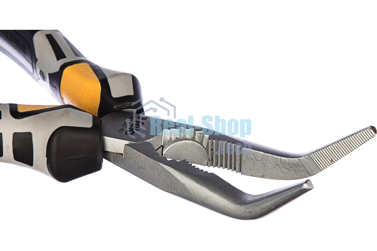 Длинногубцы FELO 59222040 угловые с резцом 205мм