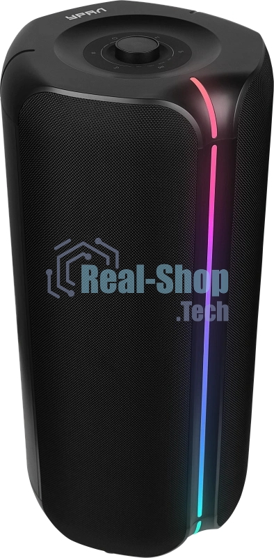 Портативная колонка Ural Болт 64х21 черный 640W 2.0 BT/3.5Jack/USB-C 10м 5200mAh (УРАЛ БОЛТ 64Х21)
