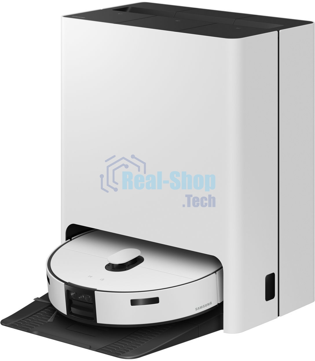 Робот-пылесос Samsung VR7MD97714G/EV Jet Bot Combo AI Steam+ белый, 3000 мА·ч Li-Ion, уборка сухая/влажная, пылесборник контейнер 0,25 л