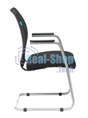 Кресло Бюрократ CH-599AV/TW-11 черный, экокожа, 120 кг, механизм качания