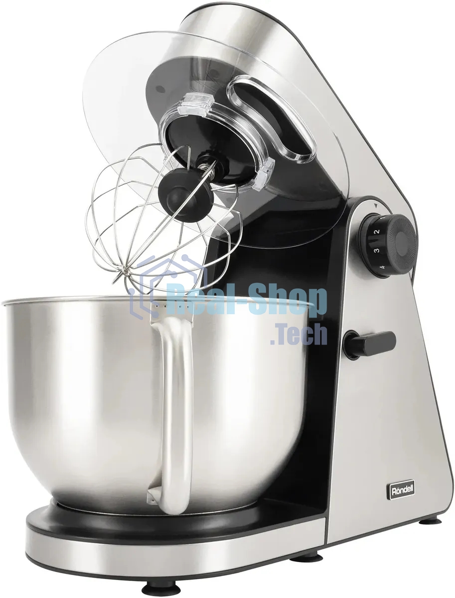 Кухонная машина Rondell RDE-1405 планетар.вращ. 1800Вт серебристый