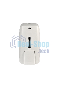 Дозатор для жидкого мыла пластик Puff-8120 белый, 0,8 л