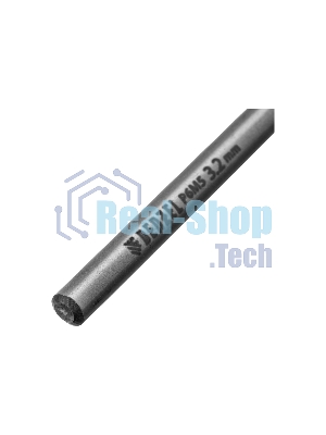 Сверло спиральное по металлу Denzel 3,2 x 65мм, Р6М5, Golden Tip, многогранная заточка, 2 шт.