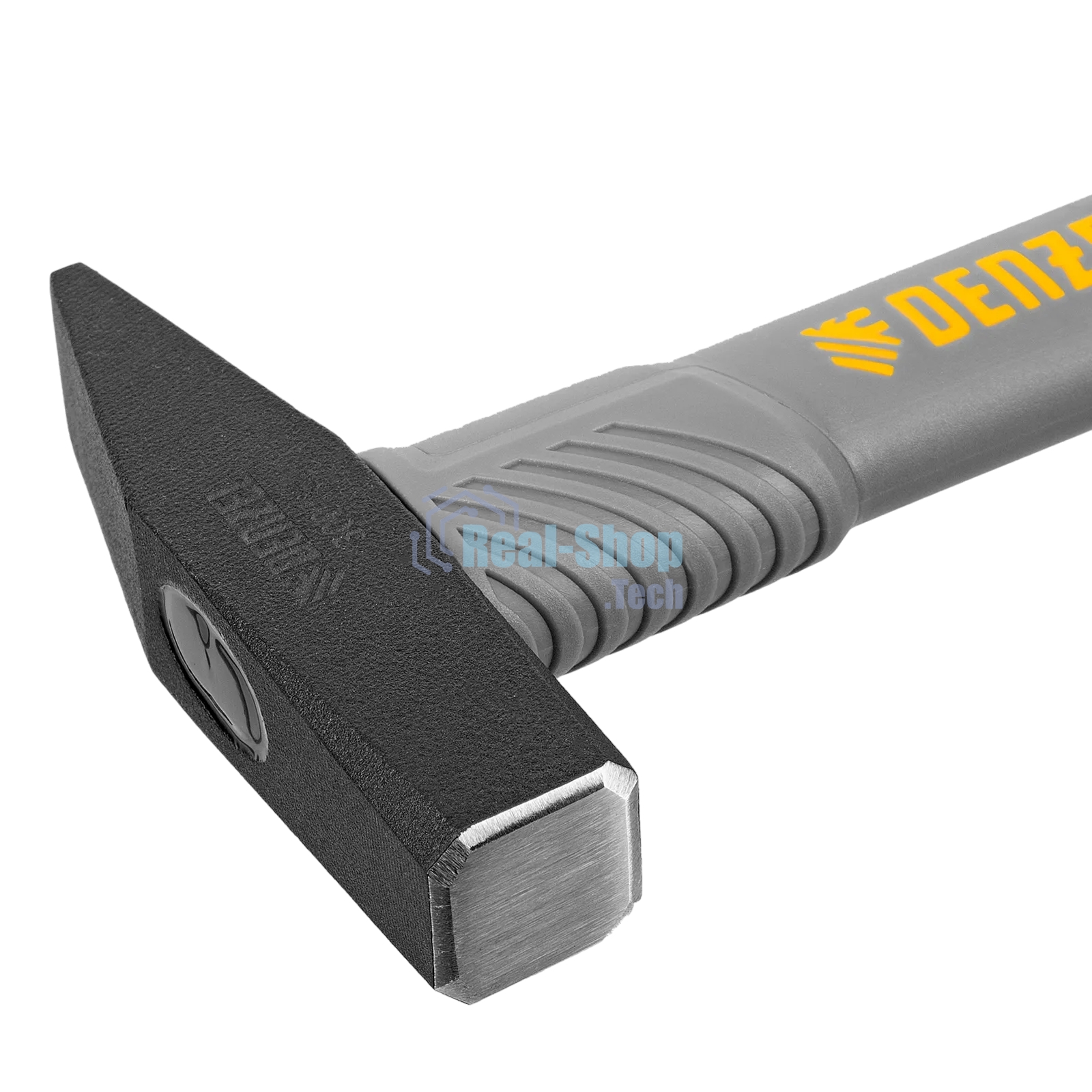 Молоток слесарный Denzel 300 г, кованый, фибергласовая рукоятка c TPR покрытием