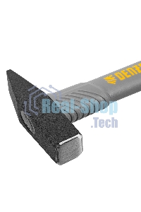 Молоток слесарный Denzel 300 г, кованый, фибергласовая рукоятка c TPR покрытием