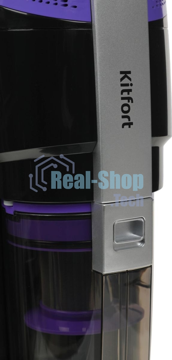 Пылесос вертикальный паровой Kitfort KT-575-1 черный, питание питание от сети, 1600 Вт, уборка влажная/паром/сухая, пылесборник 1.1 л