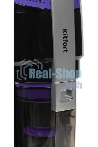 Пылесос вертикальный паровой Kitfort KT-575-1 черный, питание питание от сети, 1600 Вт, уборка влажная/паром/сухая, пылесборник 1.1 л