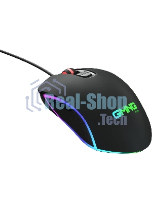 Мышь проводная GMNG 730GM черный, 12000 dpi, USB, кнопки - 7