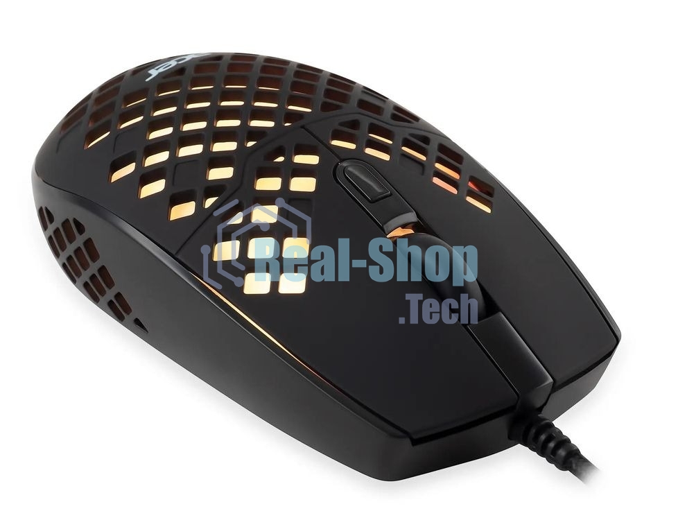 Мышь проводная Acer OMW134 черный, 3200 dpi, USB, кнопки - 6