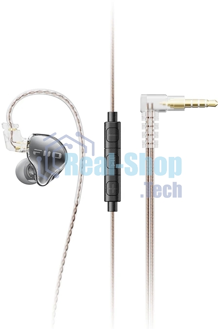 Проводные наушники FiiO JD10 черный, внутриканальные, Jack 3.5 мм