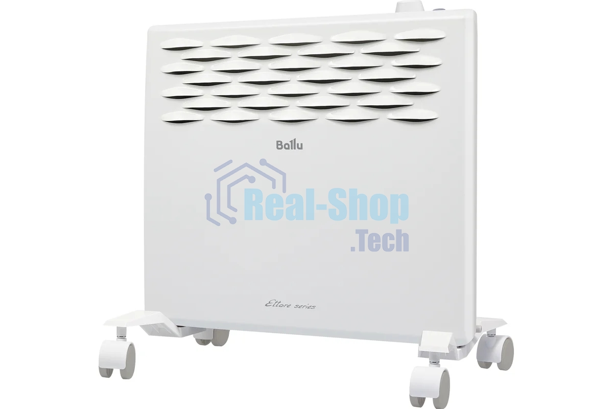 Конвектор Ballu Ettore BEC/ETMR-500 белый, 500 Вт, 8 м2, термостат