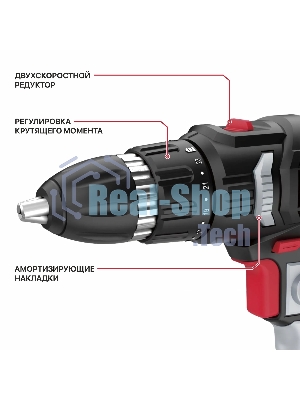 Дрель-шуруповерт P.I.T. PBM10-C3, 400Вт, 35 Нм, щеточный