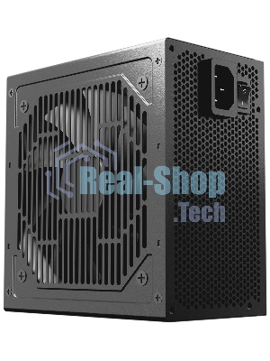 Блок питания PCCOOLER KF650, 650W 80 PLUS White (ATX, ATX 2.4, Non-modular, 1x24(20+4)pin 550мм, 1xCPU*2 8(4+4)pin 610+150мм, 2xPCIe 8(6+2)pin 510мм, 2xSATA*3+MOLEX4pin*1 450+150+150+150мм, Active, 120x120мм, 140x150x86мм, APFC, OVP, SCP, OPP (140-160%, 2ms delay))