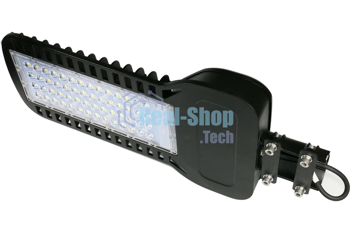 Светильник светодиодный уличный консольный Gauss Qplus LED ДКУ 150 Вт 18000 Лм 5000К IP65 120-260 В КСС Ш 535х260х64 мм