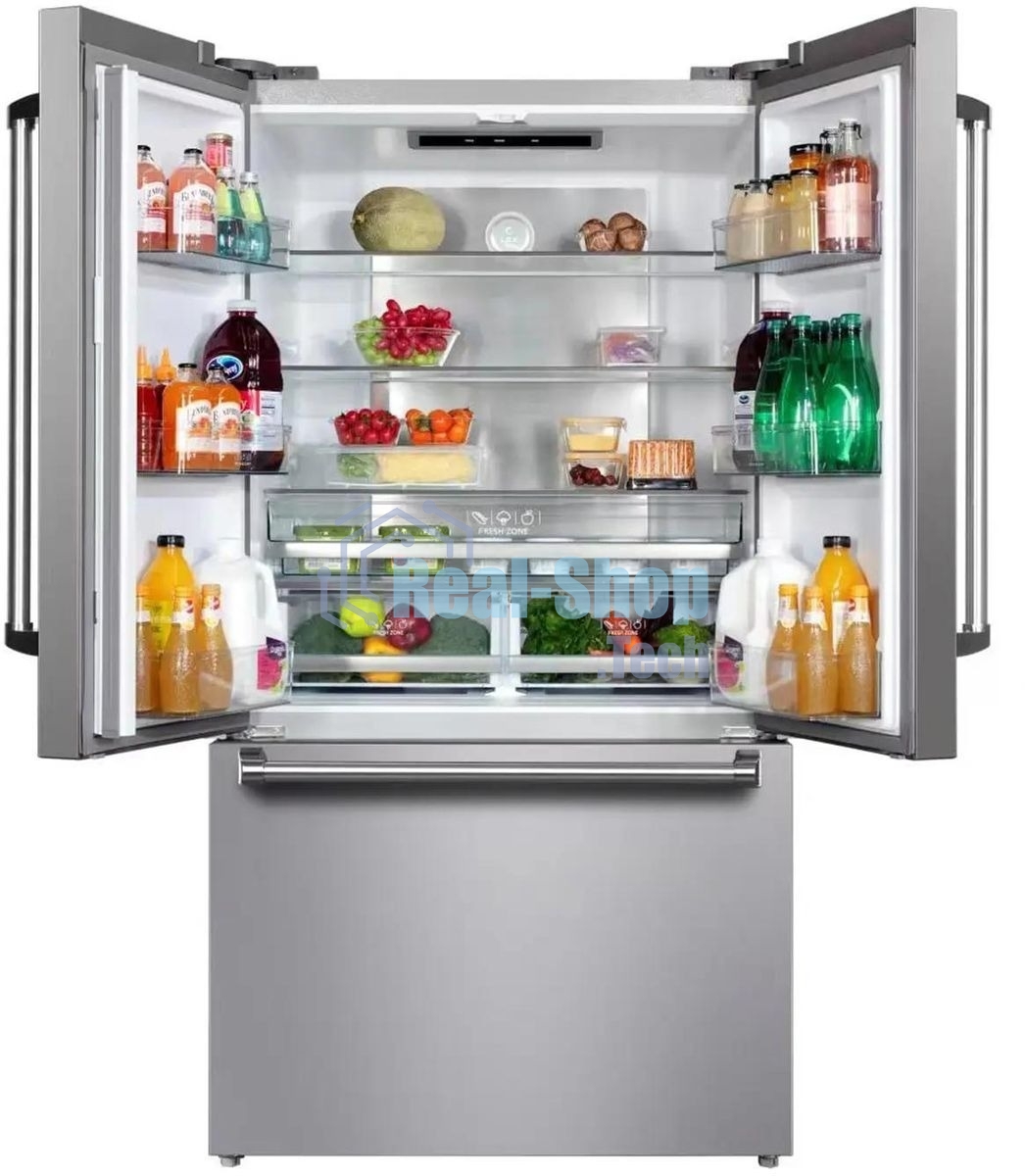 Холодильник LEX LFD595IxID нержавеющая сталь двухкамерный 404/177л морозилка снизу, No Frost, Side by Side