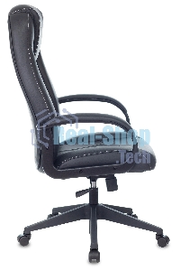 Кресло игровое Zombie 8 черный, искусственная кожа, крестовина пластик