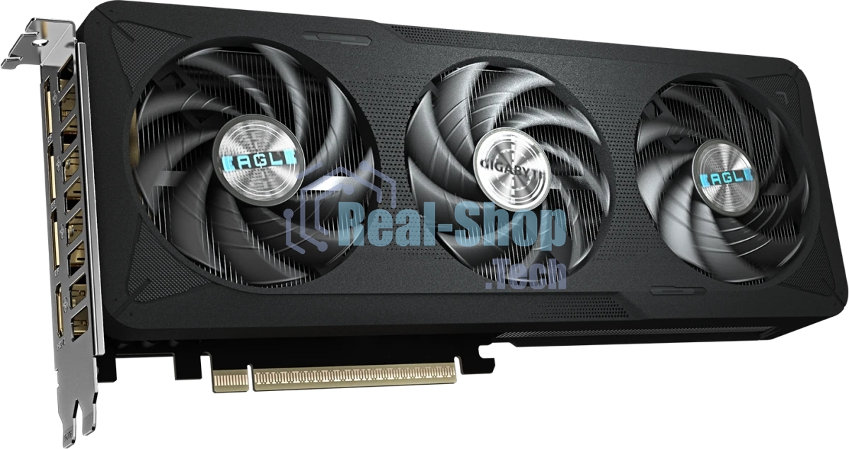 Видеокарта Gigabyte GeForce RTX 5060Ti Eagle Max OC, NVIDIA RTX 5060 Ti, 16G GDDR7, 128 бит, PCI-e 5.0, 1xHDMI, 3xDP, 2617 МГц