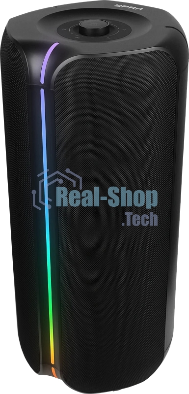 Портативная колонка Ural Болт 64х21 черный 640W 2.0 BT/3.5Jack/USB-C 10м 5200mAh (УРАЛ БОЛТ 64Х21)