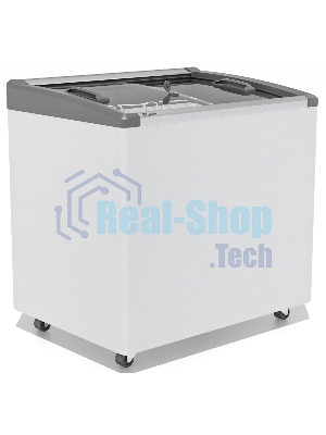 Морозильный ларь FROSTOR GELLAR FG 250 E, белый/серый, 240л, 2 корзины