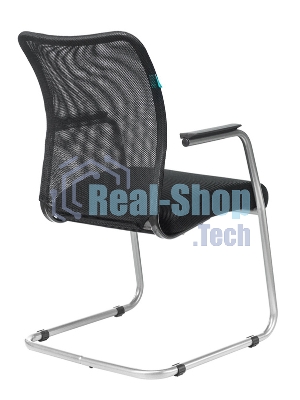 Кресло Бюрократ CH-599AV/TW-11 черный, экокожа, 120 кг, механизм качания