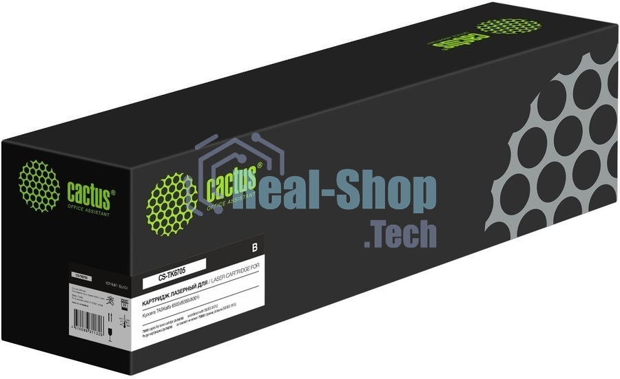 Картридж лазерный Cactus CS-TK6705 черный (70000 стр.) для Kyocera 6500i/8000i