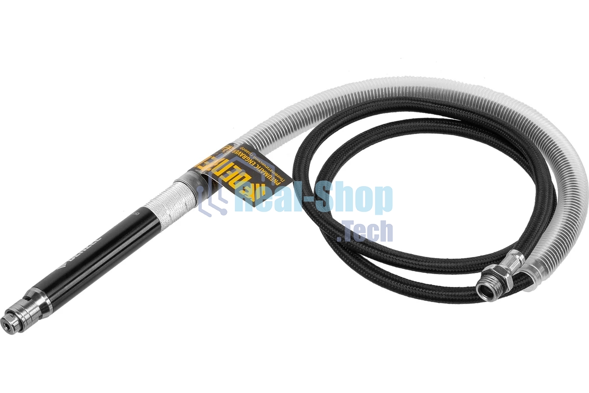 Прямошлифовальная машина (гравер) пневматический Denzel PE54000, 54000 об/мин, 3 мм, 57 л/мин