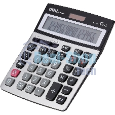 Калькулятор бухгалтерский Deli E39265 серый 16-разр.