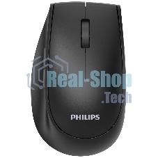 Мышь беспроводная Philips SPK7627 черный, 1600 dpi, радиоканал, Bluetooth, USB, кнопки - 5