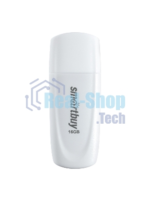 Флешка USB Smartbuy Scout White (SB016 Gb2SCW), 16Gb, USB 2.0, R/W 15/8, белый