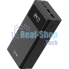 Портативный аккумулятор Cactus CS-PBFSKA-30000 30000mAh 22.5W 4.5A USB-A/USB-C черный