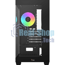 Компьютерный корпус Ocypus Gaммa C52 BK ARGB mATX/win/black/3 ARGB fans/no PSU/Tempered Glass
