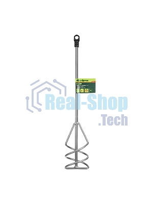 Миксер Сибртех для строительных смесей, 80х9х400 мм, шестигранный хвостовик