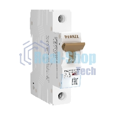 Автоматический выключатель Werkel 1P 25 A C 4,5 kА W901P254