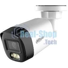 Камера видеонаблюдения Dahua DH-HAC-HFW1500RLP-IL-A-0280B, IP, 5 Мп, 2.8 мм, белая