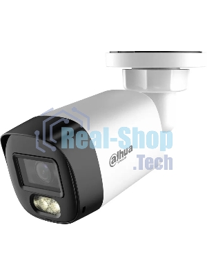 Камера видеонаблюдения Dahua DH-HAC-HFW1500RLP-IL-A-0280B, IP, 5 Мп, 2.8 мм, белая