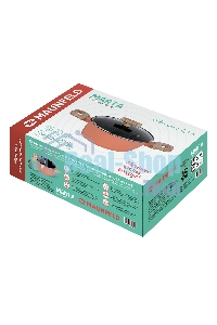 Кастрюля Maunfeld MARTA MCS41FA06CL из кованого алюминия со стеклянной крышкой, 24 см, 4,1 л.