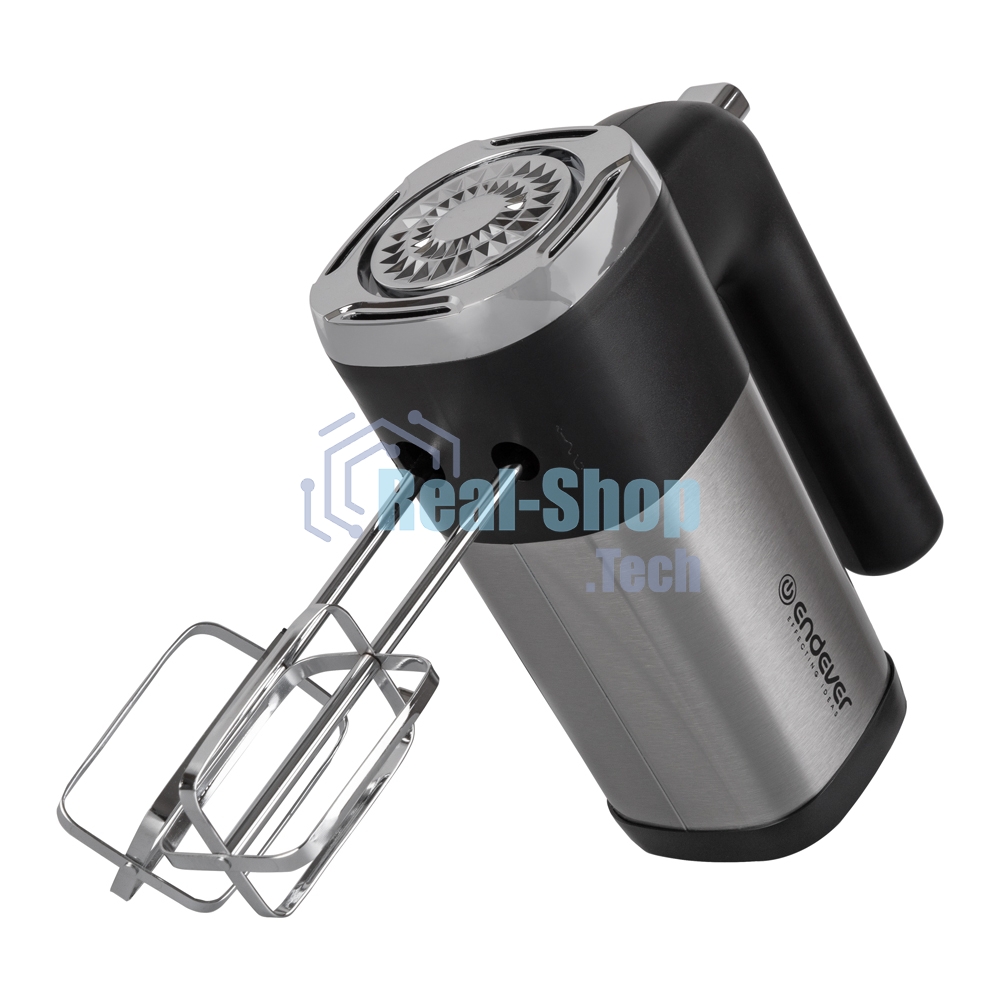 Миксер ручной Endever Sigma-08 черный/стальной, 500 Вт, 2 насадки, 5 скоростей