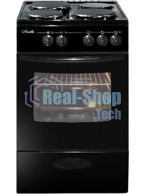 Плита электрическая Лысьва ЭП 301 СТ черный, конфорок 3 электрических, духовка 57 л, 50 см x 84 см x 60 см