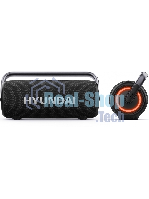 Портативная колонка Hyundai H-PS1029 черный 220W 4.1 BT 10м 4800mAh