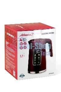 Чайник электрический Atlanta ATH-2537 бордовый