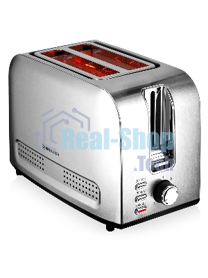 Тостер BRAYER BR2110 серебристый, 850 Вт, 2 слота