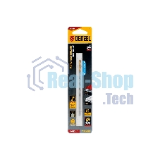 Сверло спиральное по металлу Denzel 4 х 119 мм, Р6М5, Golden Tip, удлиненное