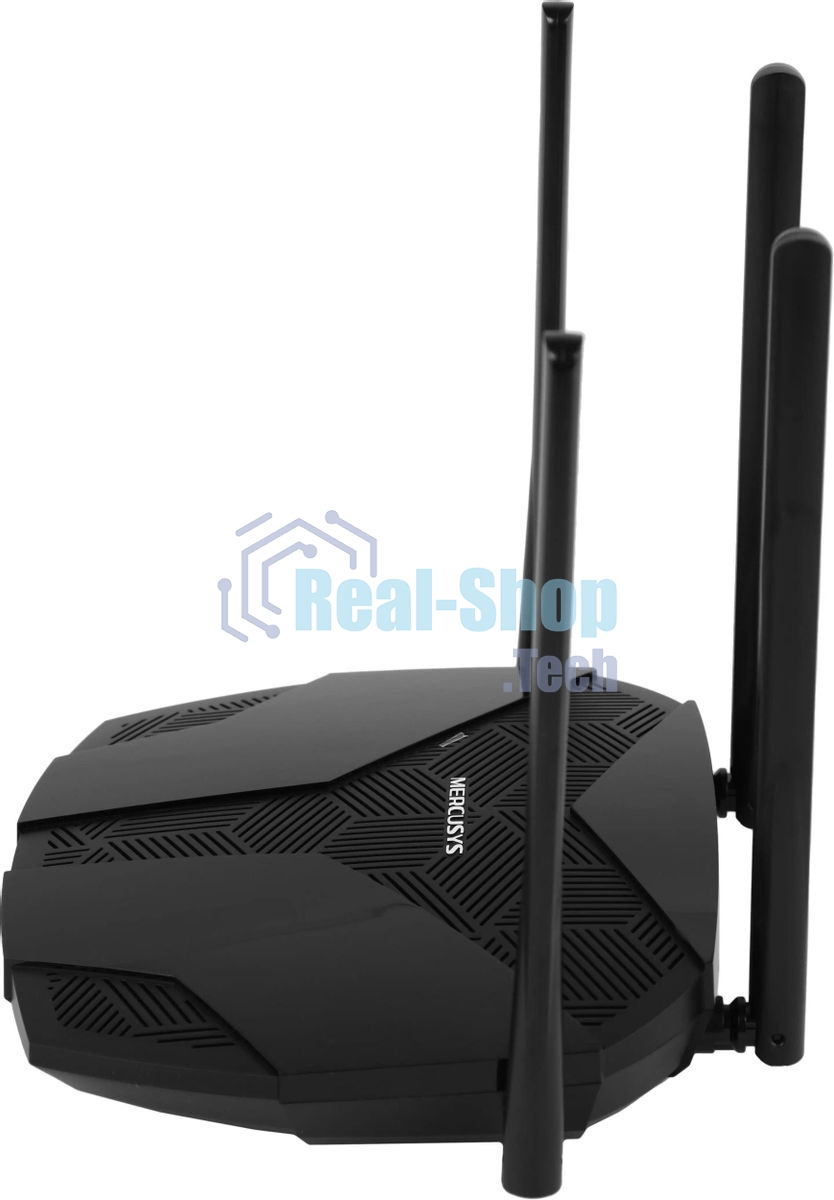 Роутер Mercusys MR70X AX1800 Dual-Band WiFi 6 Router, 574 Mbps at 2.4 GHz + 1201 Mbps at 5 GHz,4× Fixed External Antennas, 3× Gigabit LAN Ports, 1× Gigabit WAN Port, 1024-QAM, OFDMA, Router/Access Point Mode, MU-MIMO, WPA3, TWT, BSS Color