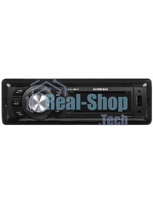 Автомагнитола Soundmax SM-CCR3062B, 1 DIN, Bluetooth, USB Type-A, AUX