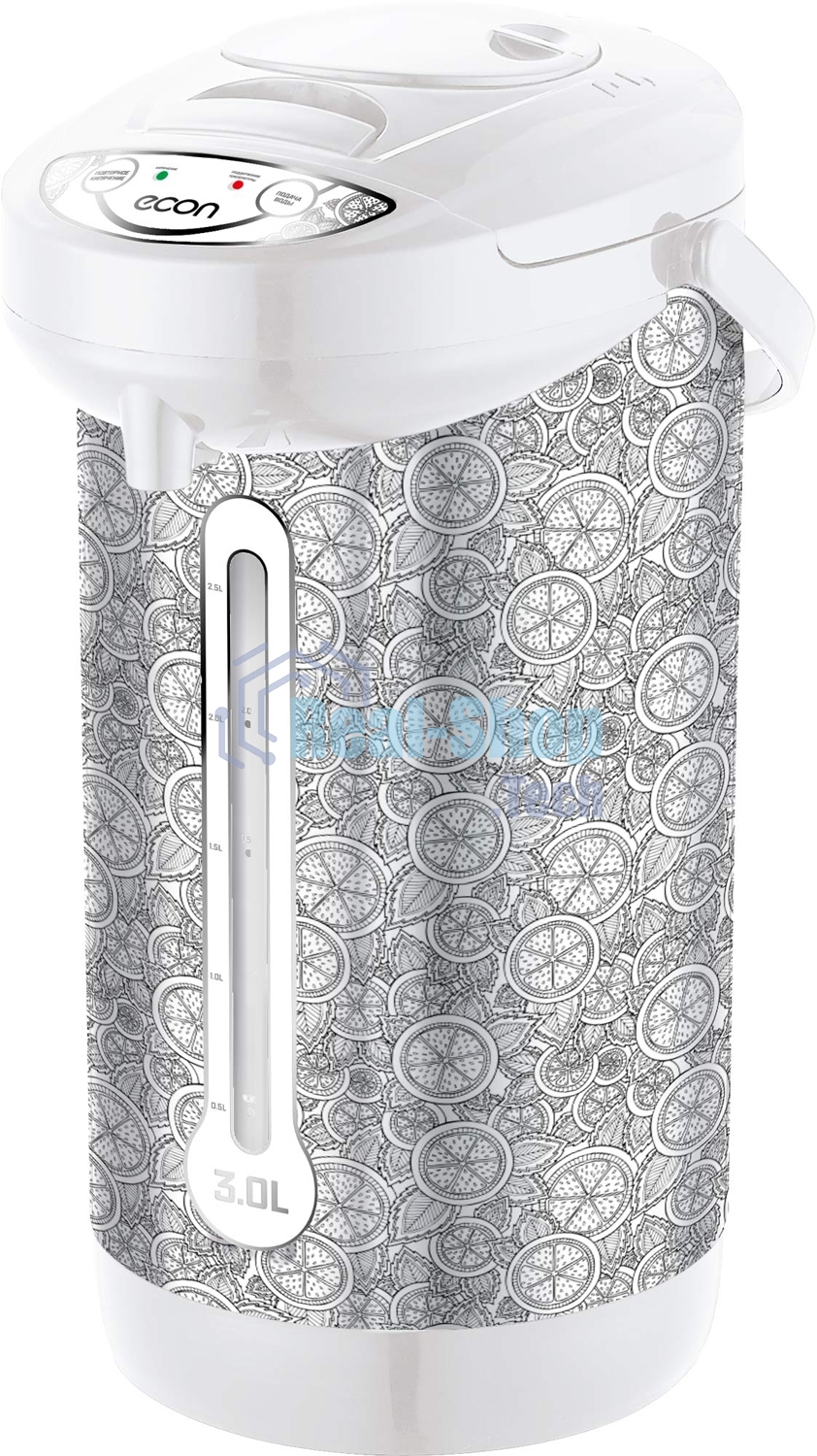 Термопот ECON ECO-301TP электрический, Мощность 600Вт, Объем 3 литра